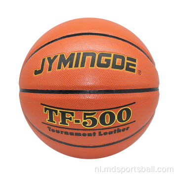 Aangepaste lederen basketbalbal maat 6